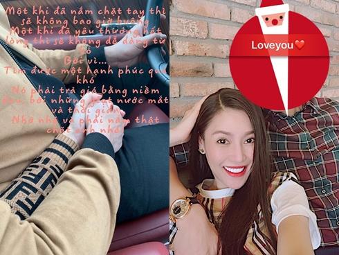 Động viên Việt Anh vượt qua 'bão' ly hôn, Quế Vân không quên gửi tới bạn trai những dòng tâm sự đau đáu