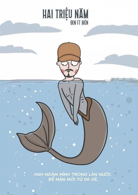 Cười ná thở với loạt ảnh chế MV mới của Đen Vâu: Không có tiền thì mình làm nhạc dưới ao-10