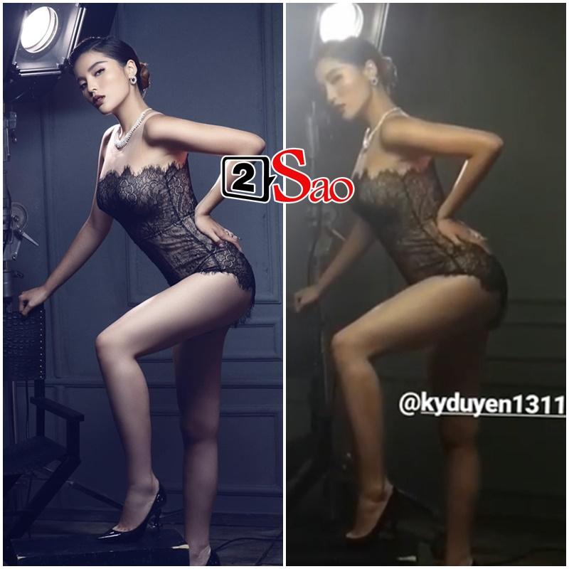 Kỳ Duyên lộ body đuông dừa khi biến hình sexy-8