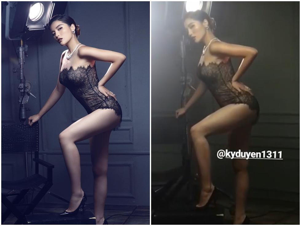 Nhìn tảng mỡ bụng được Kỳ Duyên hô biến khéo léo mới thấy trình độ photoshop của hoa hậu đã tăng level nhiều rồi!-14