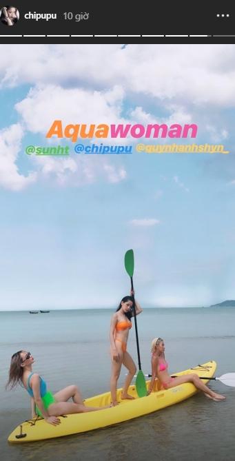 Hóa ra đằng sau hình ảnh mặc bikini nóng rẫy của Chi Pu, Quỳnh Anh Shyn và Sunht là khoảnh khắc lầy lội thế này đây!-3