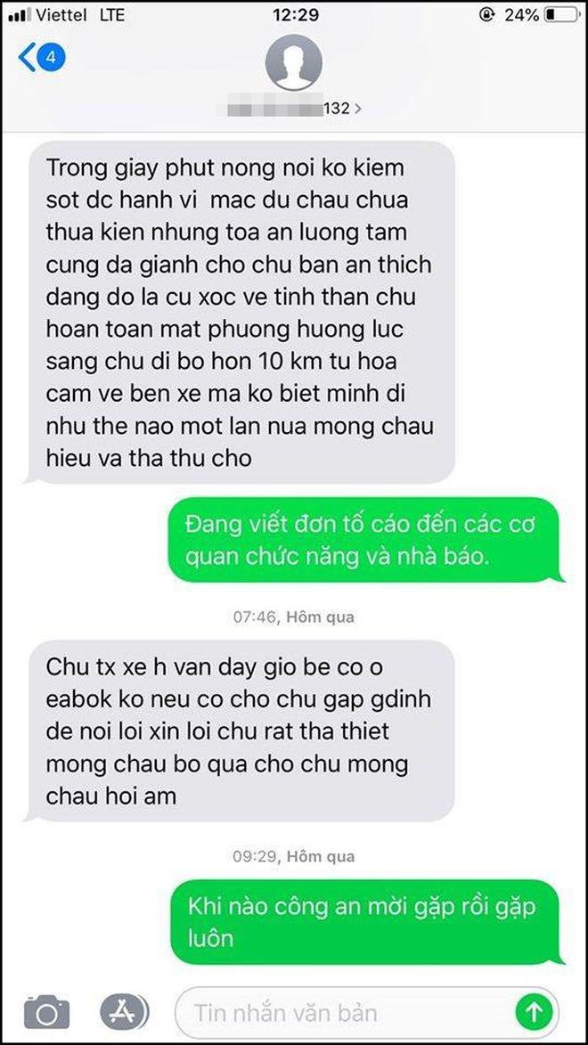 Sàm sỡ nữ hành khách trên chuyến xe đêm rồi nhắn tin bé ơi tha cho chú, tài xế xe Hải Vân bị đuổi việc-5