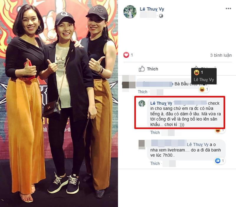 Bà xã Tiến Đạt vác bụng bầu đi cổ vũ chồng nhưng lại gặp sự cố không thể lường trước-2