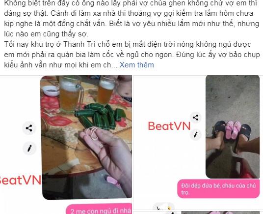 Góc đen của chồng: Đi nhậu, chụp ảnh gửi vợ, quên không xóa đôi dép màu hồng và cái kết...-1