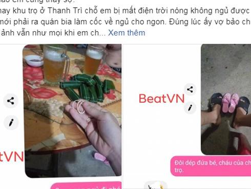 Góc đen của chồng: Đi nhậu, chụp ảnh gửi vợ, quên không xóa đôi dép màu hồng và cái kết...