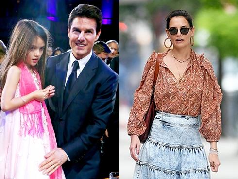 Giữa tin đồn chồng cũ Tom Cruise không phải bố Suri, Katie Holmes mặc quần yếm ‘quên’ áo-7