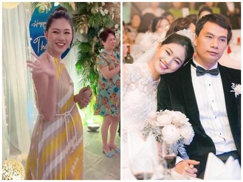 Vừa hạ sinh quý tử cho đại gia đất Bắc, Á hậu Thanh Tú đã xuất hiện mình hạc xương mai gây ngỡ ngàng-5