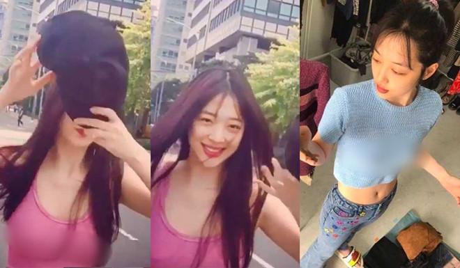 Những lần Sulli không mặc nội y xuống phố bất chấp chỉ trích-1