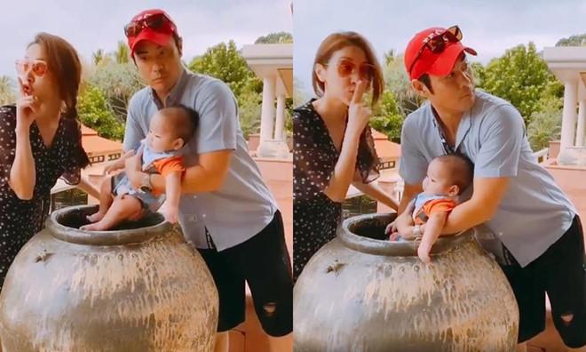 Hoa hậu Hong Kong đón sinh nhật bên tài tử TVB và con trai-1