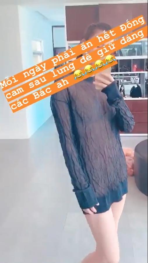 Hồ Ngọc Hà chia sẻ bí kíp giữ dáng nhưng bộ đồ xuyên thấu nhức mắt cô mặc mới là thứ gây chú ý-1