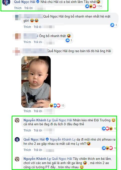 Bị hớp hồn khi xem ảnh thẻ con trai Ly Kute, Quế Ngọc Hải ngỏ ý muốn kết tình thông gia và đây là phản ứng từ single mom-2