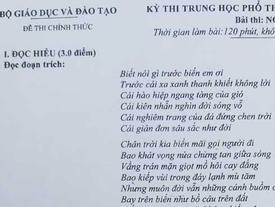 Thí sinh không bất ngờ với đề thi Ngữ văn Thí sinh không bất ngờ với đề thi Ngữ văn