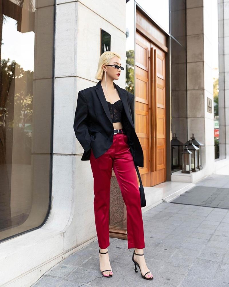 Bảo Hân Về nhà đi con chất lừ với cây rằn ri - Sĩ Thanh hack chiều cao từ 1m55 như 1m70 nhờ chiêu mix đồ đơn giản-4