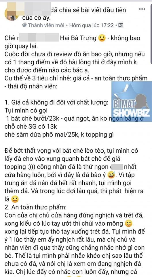 Quán chè bị chấm 0 điểm vì vừa bẩn vừa đắt, Hồng Đăng phản hồi khách như giang hồ chợ búa khiến nhiều người nghi ngại-1