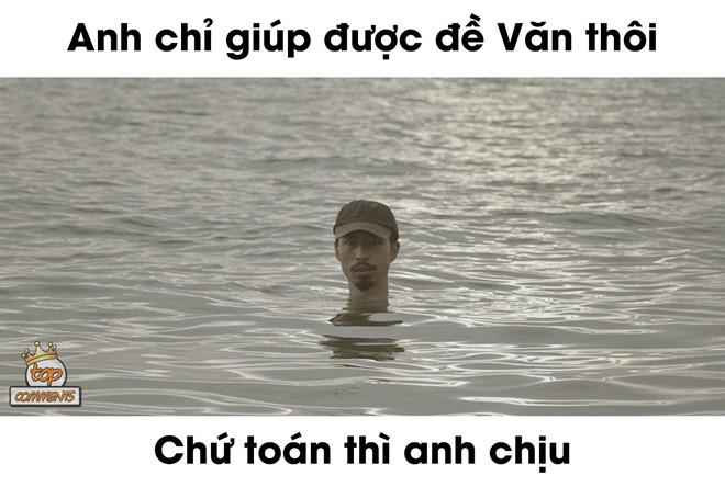 Ảnh chế Đen Vâu bó tay khi nhìn thấy đề thi Toán 2019-4