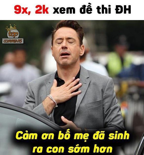 Ảnh chế Đen Vâu bó tay khi nhìn thấy đề thi Toán 2019-6