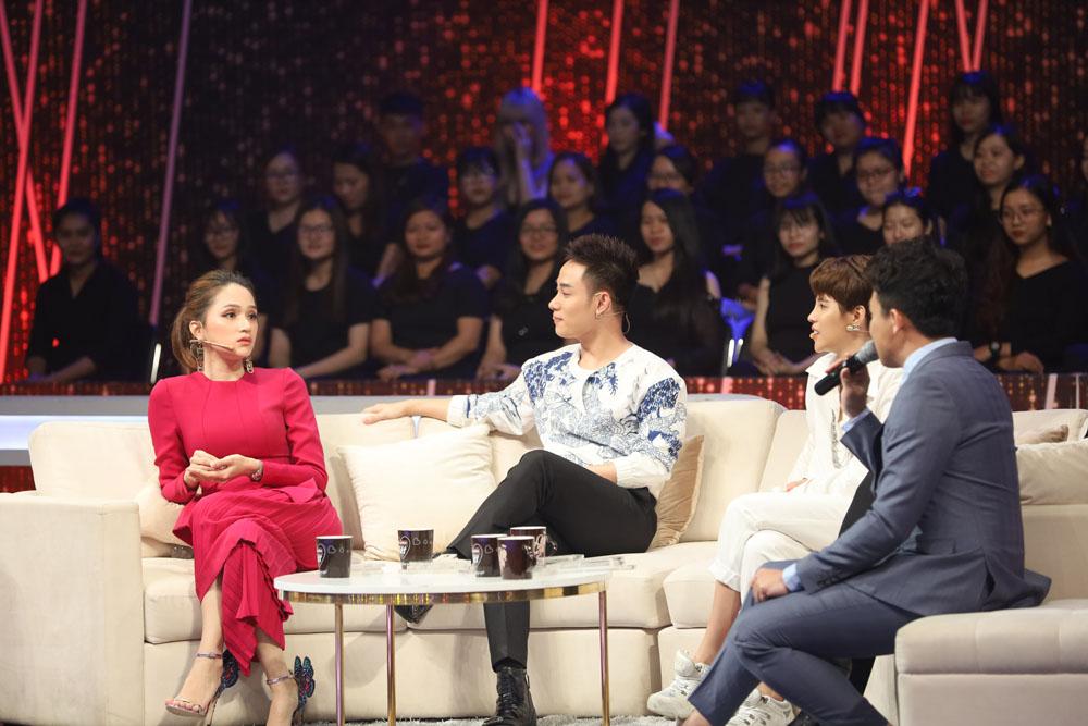 Hương Giang thả thính Tuấn Trần: Em thích bướm xinh đẹp không? Vậy em bắt chị đi-3