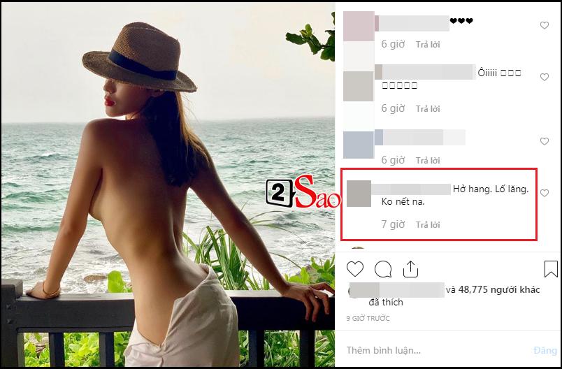 Hoa hậu Kỳ Duyên gây tranh cãi nảy lửa với bức ảnh khoe thân táo bạo nhất từ trước tới nay-4