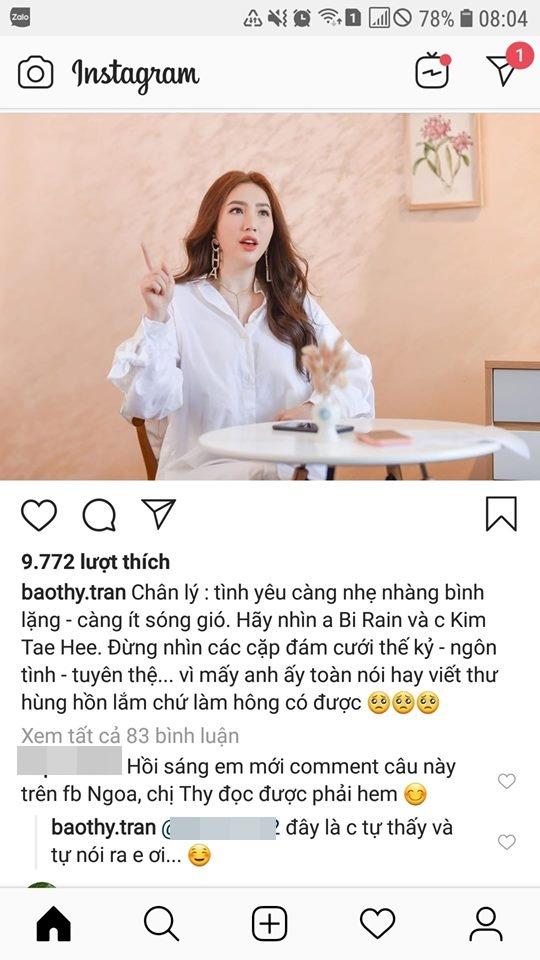 Bảo Thy bị bóc mẽ học mót triết lý tình yêu của người khác để bàn chuyện Song - Song ly hôn-4