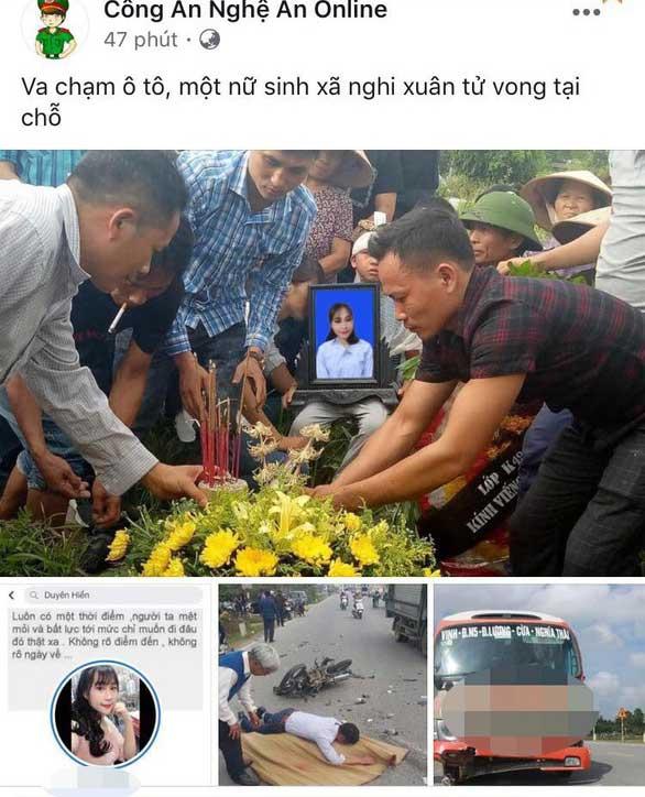 Nữ sinh ở Nghệ An hốt hoảng khi ‘ngủ dậy nhận tin mình đã… chết’-1