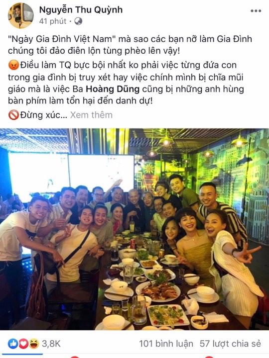 Giữa ồn ào bị NSND Hoàng Dũng tố hỗn láo, Thu Quỳnh dằn mặt cư dân mạng: Đừng tự biến mình thành người thiếu văn hóa-4