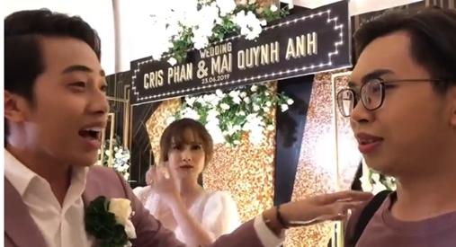 Mặt dày như thánh chửi Minh Dự: Làm loạn trong đám cưới Cris Phan - Mai Quỳnh Anh lại còn đòi chia chồng với cô dâu-1