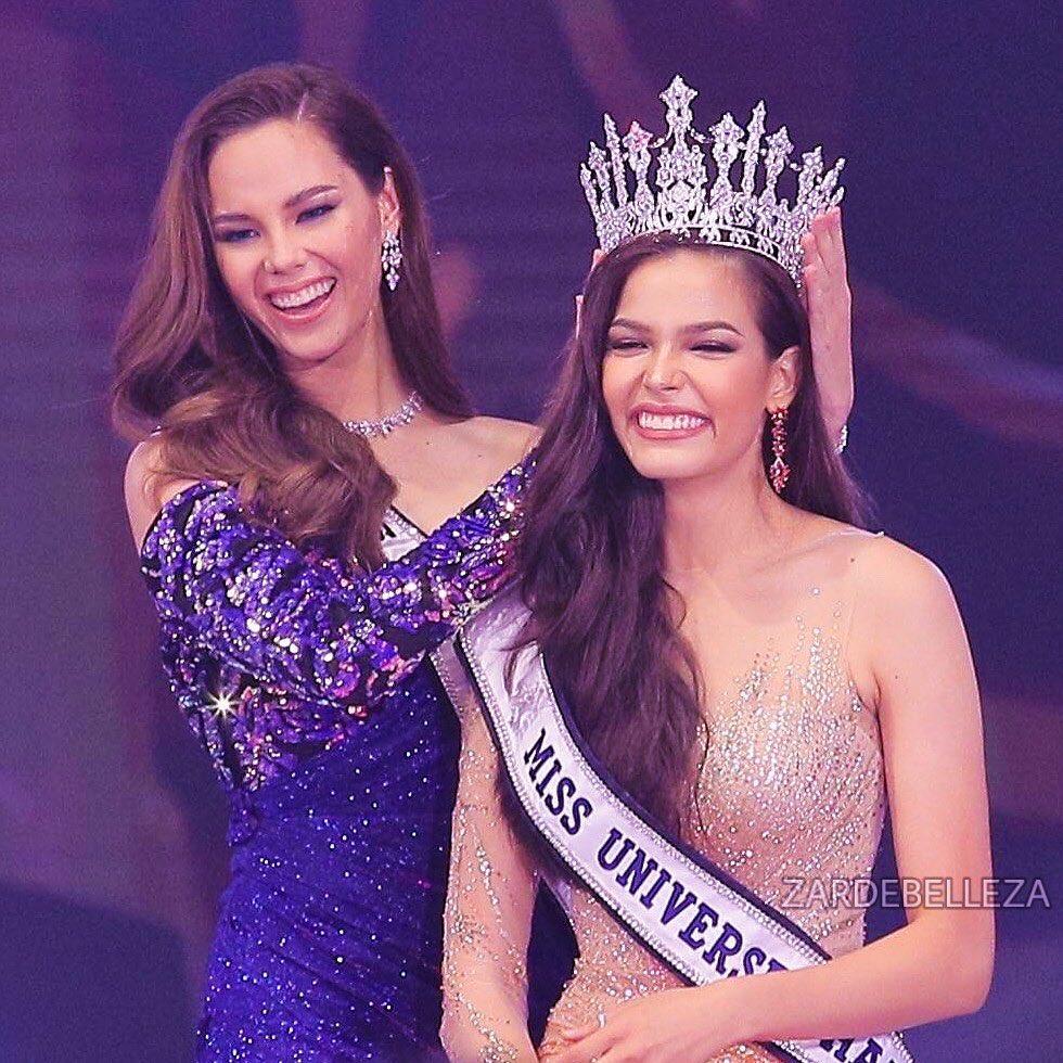 Đã đẹp còn ứng xử nuốt mic, tân Hoa hậu Hoàn vũ Thái Lan đe dọa khả năng intop của Hoàng Thùy tại Miss Universe 2019-1