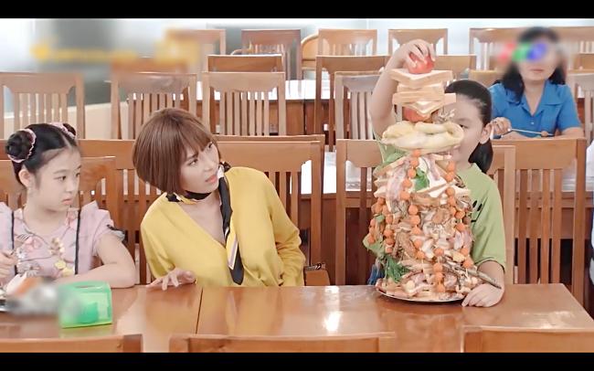 Shin Ae bản Việt học tập bà Tân vlog làm một đĩa thức ăn siêu to siêu khổng lồ-4