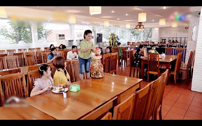 Shin Ae bản Việt học tập bà Tân vlog làm một đĩa thức ăn siêu to siêu khổng lồ-5