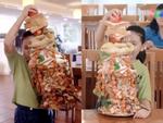 Shin Ae bản Việt học tập bà Tân vlog làm một đĩa thức ăn siêu to siêu khổng lồ