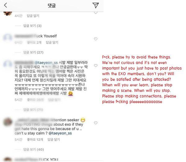 Taeyeon (SNSD) bất ngờ nhận cơn mưa gạch đá từ antifan khi chụp ảnh chung với thành viên này của EXO-3