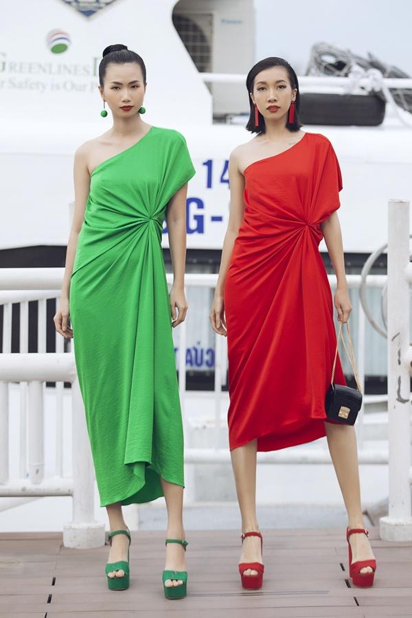 Thanh Hằng mặc đầm vedette mà như áo phao, ngồi cano dạo quanh sông Sài Gòn-19