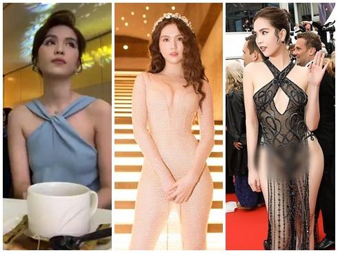 Ô HAY: Ngọc Trinh gây hoang mang khi vòng 1 lúc căng tràn bờ đê, khi lép kẹp xập xệ
