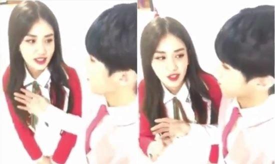 Từng khiến Kim Wooseok khốn đốn vì scandal quấy rối, giờ đây chính Somi lại bị nghi sàm sỡ vòng 3 của một nam idol-3