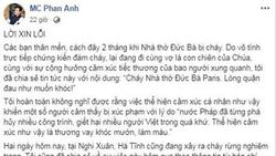 Vụ cháy rừng ở Hà Tĩnh: Vì sao MC Phan Anh phải xin lỗi?