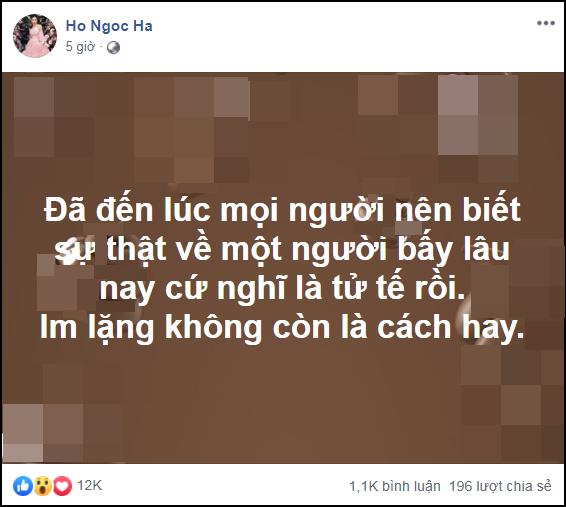 Hồ Ngọc Hà tuyên bố bóc phốt một nhân vật showbiz, dân mạng điểm vội danh sách bạn bè quay lưng với mỹ nhân-1