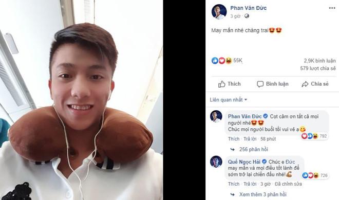 Hải Quế, Đình Trọng chúc Văn Đức sang Singapore phẫu thuật thành công-1