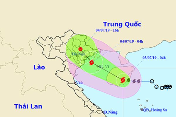 Bão số 2 sẽ đổ bộ vào Quảng Ninh đến Nam Định, mưa to khắp nơi-1