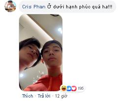 Bà xã có lòng cập nhật ảnh đại diện Facebook cực tình, Cris Phan vào bình luận như muốn tự châm lửa đốt nhà mình-2