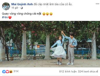 Bà xã có lòng cập nhật ảnh đại diện Facebook cực tình, Cris Phan vào bình luận như muốn tự châm lửa đốt nhà mình-1