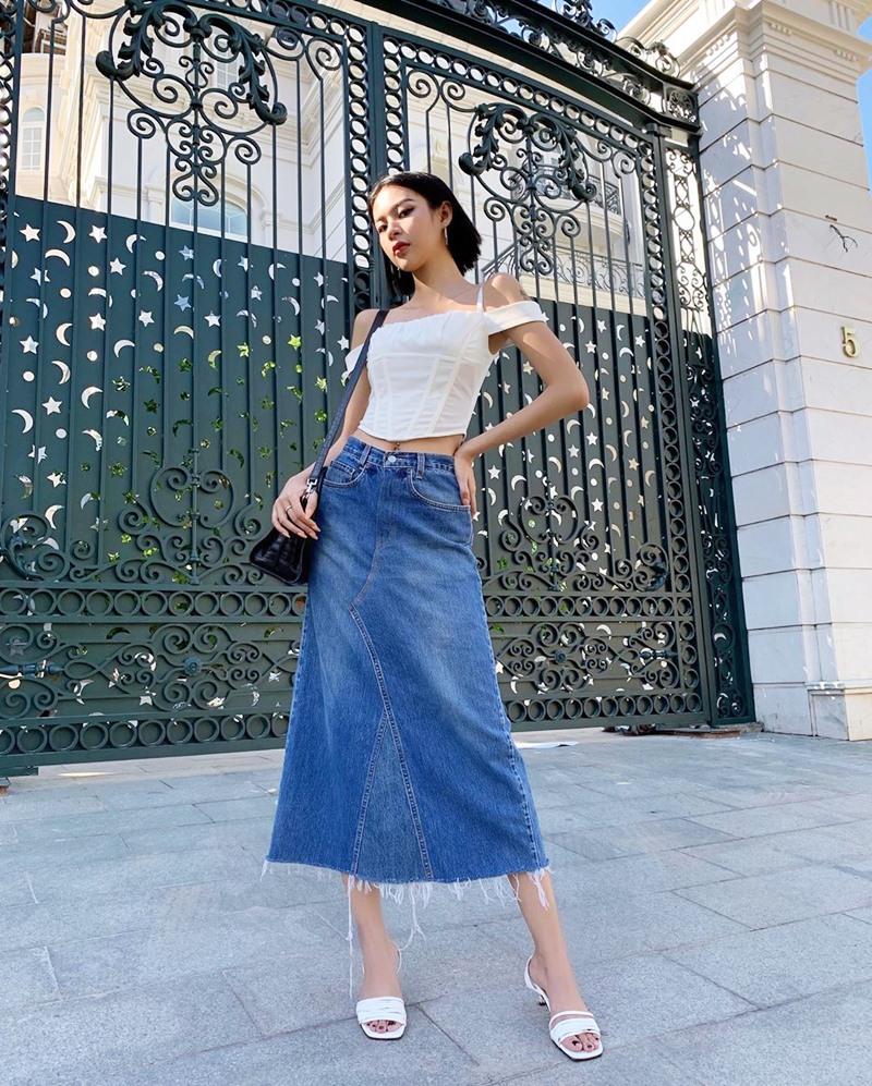 Mix đồ với trang phục denim: Diệu Nhi sai quá sai - Phí Phương Anh lại cao tay cực kỳ-7