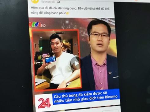 Mạo danh VTV đăng bài Văn Thanh quảng cáo cá cược Binomo