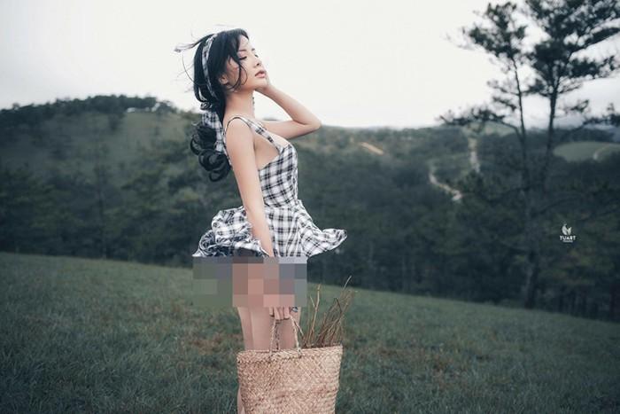 Mẫu nữ từng gây tranh cãi khi chụp ảnh hớ hênh cùng người đẹp Thư Dung lại gây sốc với bức ảnh khỏa thân ở bồn tắm-5