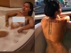 Mẫu nữ từng gây tranh cãi khi chụp ảnh hớ hênh cùng người đẹp Thư Dung lại gây sốc với bức ảnh khỏa thân ở bồn tắm