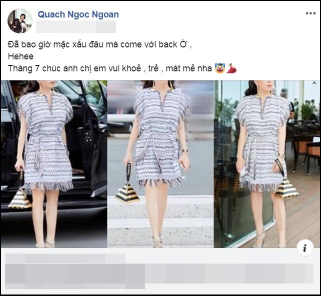 Quá mê Phượng Chanel, Quách Ngọc Ngoan tuyên bố: Cô ấy chưa bao giờ mặc xấu-4