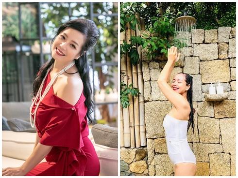 52 tuổi, NSƯT Chiều Xuân vẫn tự tin mặc áo tắm cúp ngực khoe body chuẩn