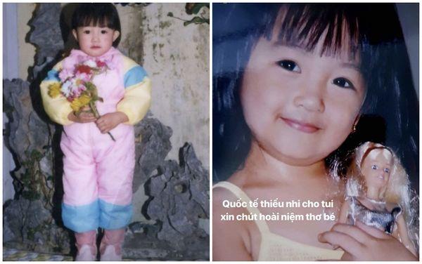 Dàn hotgirl không ngần ngại khoe ảnh lúc bé để chứng minh nhan sắc xinh đẹp tự nhiên-6