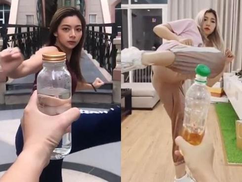 Trào lưu đá nắp chai chưa hạ nhiệt, dần tình thi nhau bắt chước hành động của Tom và Jerry-4