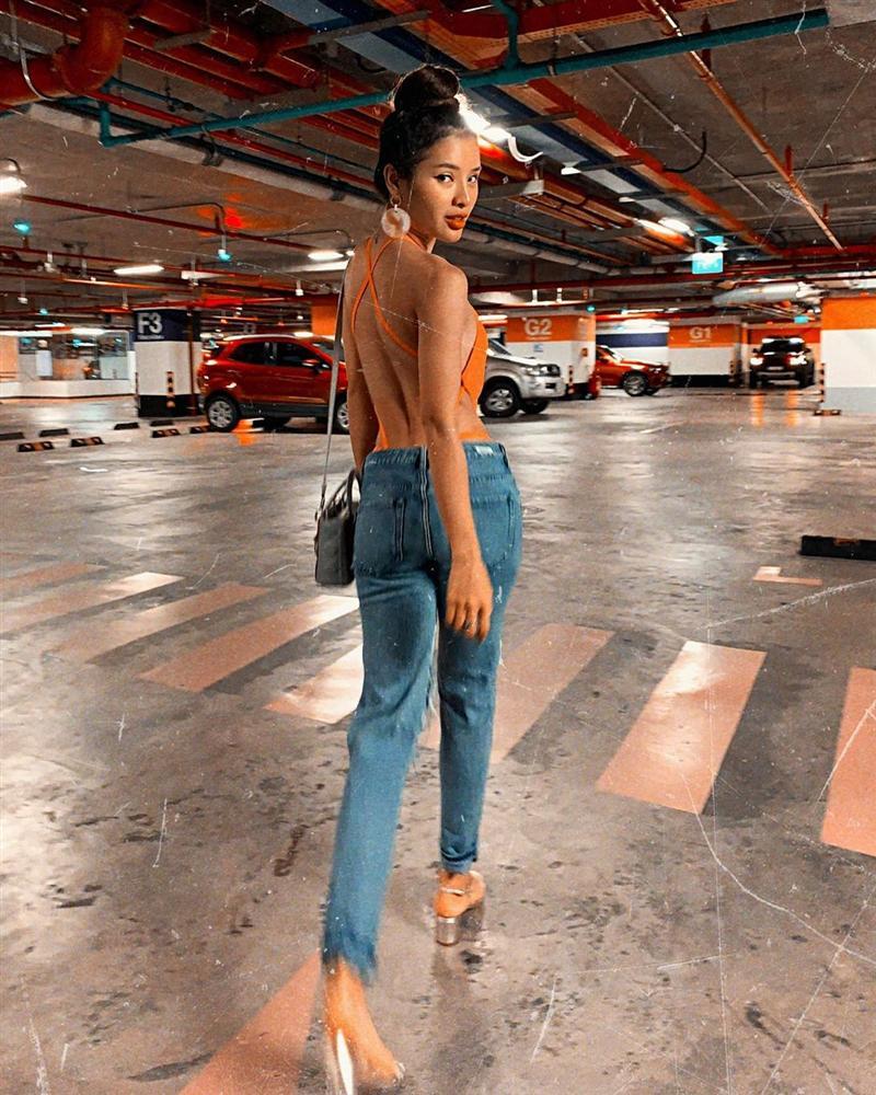 Ngọc Trinh xuống tóc sau ồn ào bị lộ vòng 1 xập xệ-5