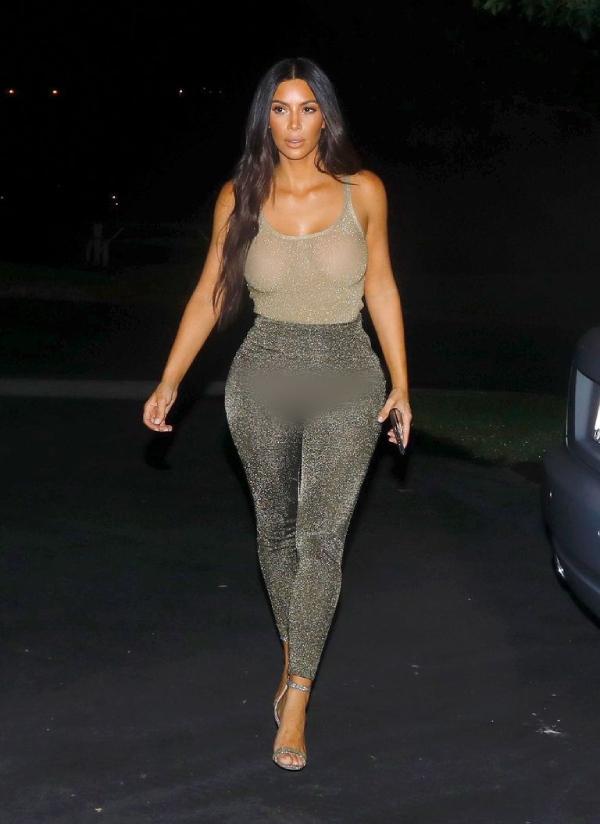 Hà Hồ diện bodysuit giống Kim Kardashian-6